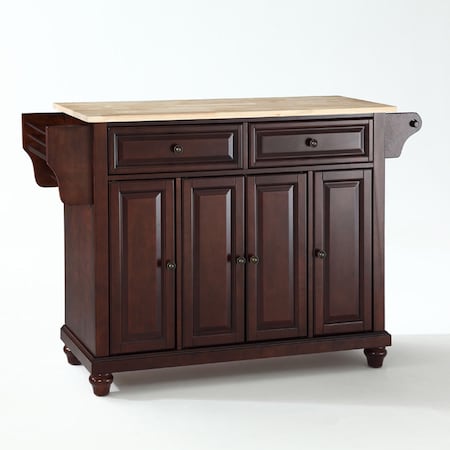 Crosley Cambridge Wood Top Full Size Kitchen Island/Cart KF30001DMA