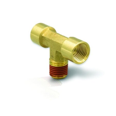 Pisos LPBTCON 0.25 in. Brass Fitting T Connector PI3027760
