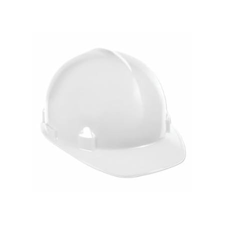 Jackson Safety SC-6 Hard Hat, 4-point Ratchet, Front Brim, White 138-14834