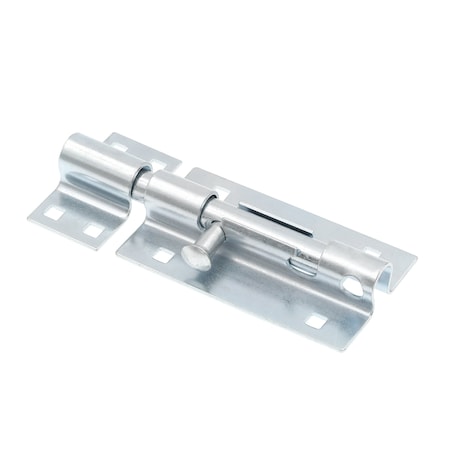 Prime-Line Door and Gate, Extra Heavy Duty Slide Barrel Bolt Latch 5-1/2 in, Screw, Zinc Plated, Rust Resistant U 117610