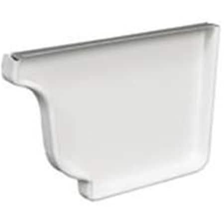 Amerimax Home Products 27006 White Aluminum Right Gutter Endcap 5 In. 6459176