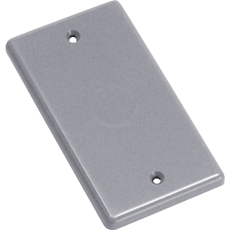 Steel City Blank 4-1/4'' x 2-5/16'' Handy Box Cover HB1BL
