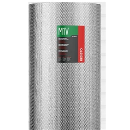 Resisto 4 x 13 in. Poly Single Reflective Bubble Wrap M1V 4X125