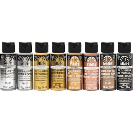 Folkart Acrylic Paint, Metallic, Acrylic Base PROMOFAMET