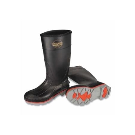 Servus XTP, XTRA TRACTION Boots, Plain Toe, Size 11, PVC, Black/Gray 922-75108-110