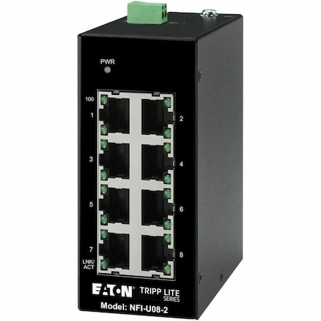Eaton EATON Ethernet Switch 8-Port 10/100 Unmanaged NFI-U08-2