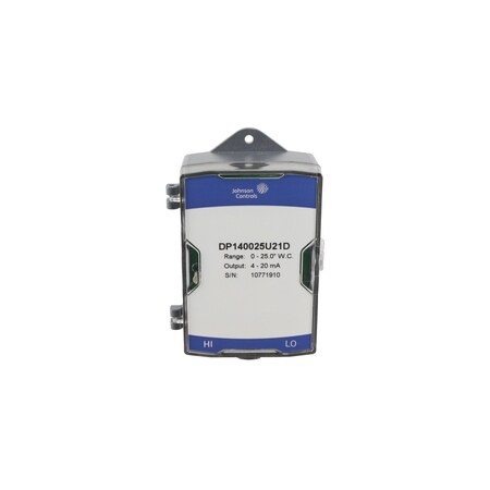 Johnson Controls 0-25 in. wc 4-20mA 0.5%ACC TRNSMTR DP140025U21D