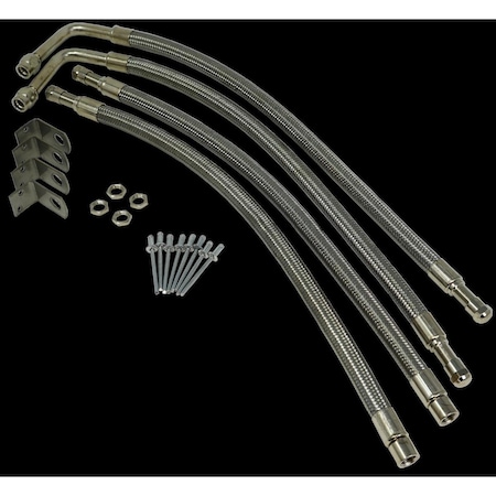 Baystate Valterra TM22306VP Tireminder Braided Steel Valve Extender Kit for 22 in. Aluminum Wheels V46-TM22306VP