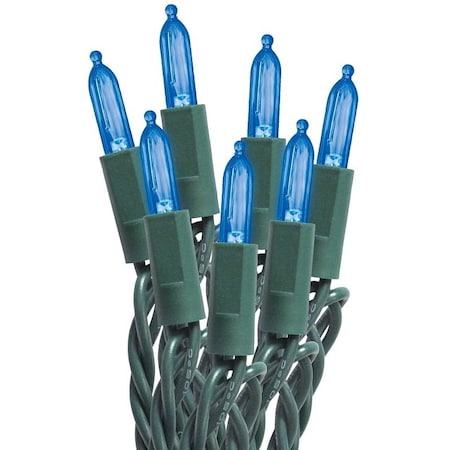 Santas Forest Mini String Lights, LED, Blue, 50 Ct 27554