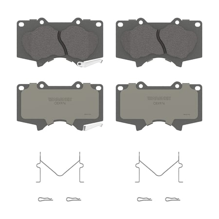 Wagner Brake OEX Front Disc Brake Pad Set Premium Ceramic,  OEX976