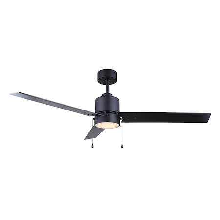 Canarm Ceiling Fan, 52 in Blade dia. CF52JAC3BK-ES