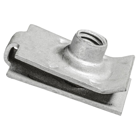Auveco Extruded U-Nut M6-1.0 Screw Size, 10PK 22581