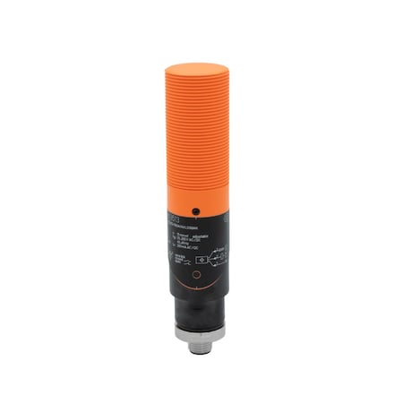 Ifm Capacitive, Cylindrical Proximity Sensor, 30 mm Dia., Brass/PBT, 1/2 in Connector, 3 Wires, Unshielded KI3513