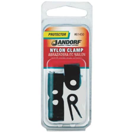 Jandorf Specialty Hardw 61450 Nylon Clamp - Black, 0.5 x 0.19 3395068