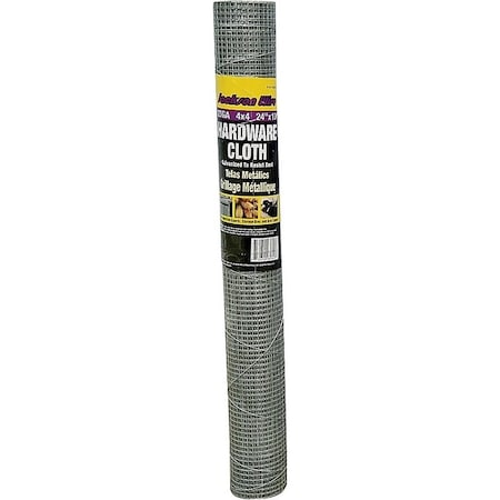 Jackson Wire 11 05 15 13 Hardware Cloth, 10 ft L, 24 in W, 23 Gauge, 1/4 x 1/4 in Mesh, Galvanized 11051513