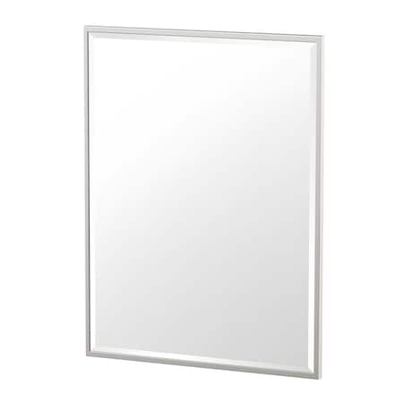 Gatco Flush Mount EZ Hanging 32.5" Framed Rectangular Mirror, Satin Nickel 1832
