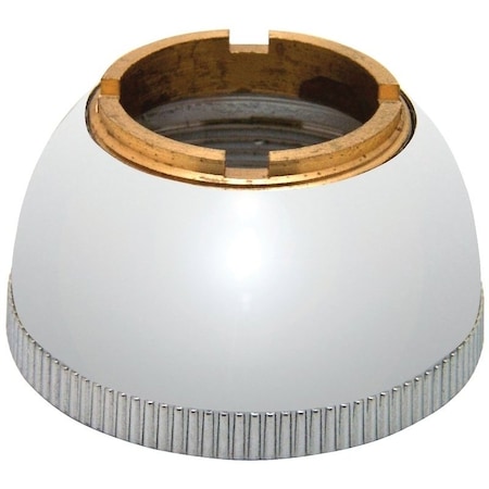 Danco Faucet Cap Assembly, 78 in ID, 134 in OD, Brass, Chrome Plated 88756