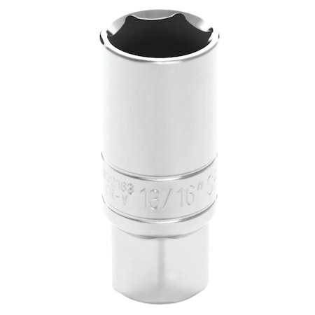 Performance Tool 1/2 In Dr. Spark Plug Socket 13/16 In, W32163 W32163