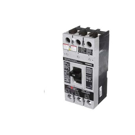 Siemens MCCB 40C 3P 110A FX-TRIP N/LUG HIIC HFXD63B110