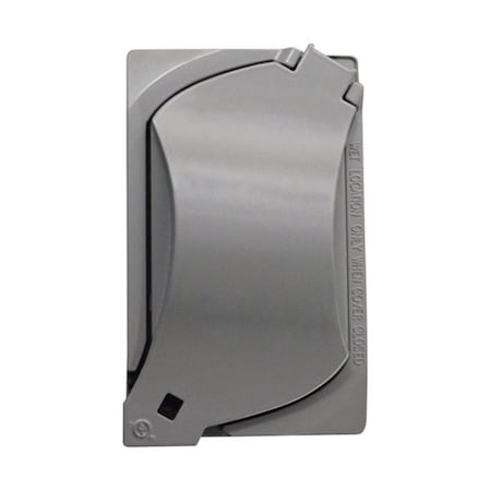 Sigma Engineered Solutions 14147 1 Gang Weatherproof Universal Cover Gray 3425139