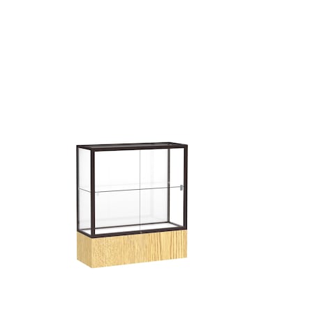 Ghent Counter Display Case 36x40x14, White, Bronze 2281WB-BZ-LV