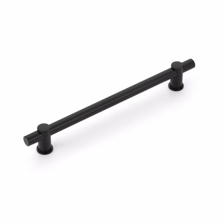 Schaub 8in Center to Center Fonce Bar Cabinet Pull Matte Black Finish 428-MB