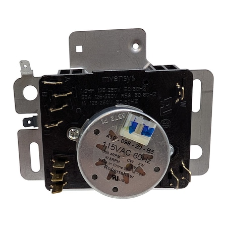 Robertshaw Dryer Timer, Black, Polycarbonate CDT-604