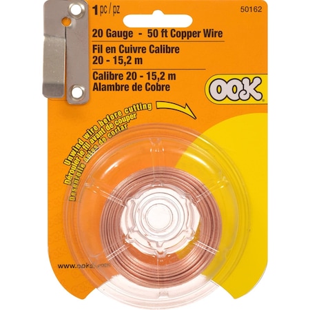 Hillman OOK 50 ft. L Copper 20 Ga. Wire 534682