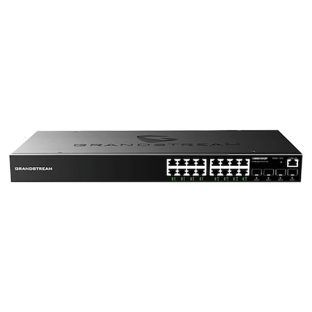 Grandstream Layer 2 Switch 4 S SFP ports, 16 gigabit ports Ethernet and Support deployment in IPv6 GWN7802