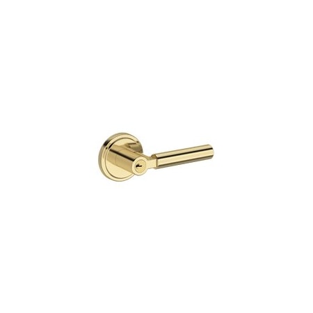 Baldwin Residential Door Levers Keyed Entry Reversible Non-Lacquered Brass ENLKFSRR031