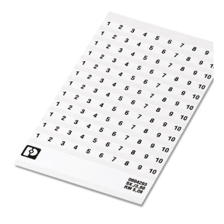 Phoenix Contact SK 3 8 REEL P7 5 WH CUS Marker card 0825127