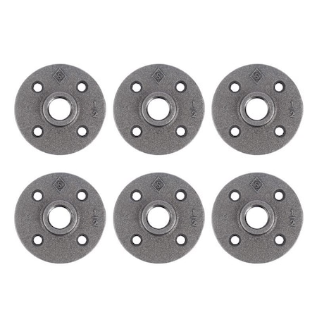 Stz Industries Pipe Decor Iron Flange 1/2 in. 310 F-12-6