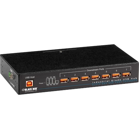 Black Box Industrial Grade Usb Hub, 7 Port ICI207A