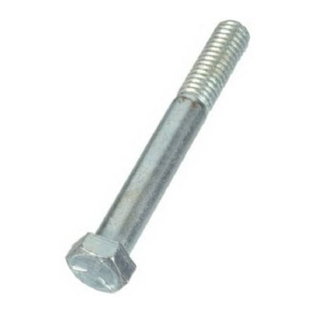 Hillman Grade 2, 1/4"-20 Hex Head Cap Screw, Zinc Plated Steel, 1-1/2 in L 190021