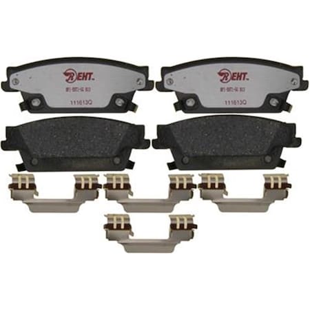 Rm Brakes EHT1020H Ceramic Brake Pad Set With Hardware - 2004-2009 Cadillac Srx R53-EHT1020H