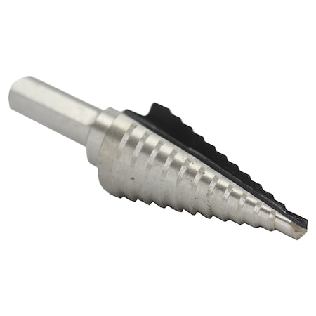 Drill America No 4 HSS Step Drill Bit (3/16" - 7/8" by 1/16") VAC4