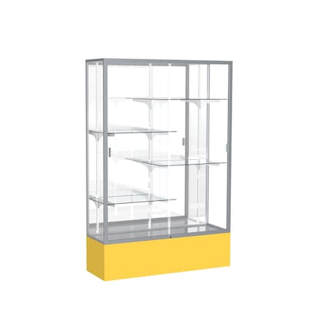 Ghent Spirit Floor Display Case 48x72x16, Mirror, Satin 374MB-SN-GR