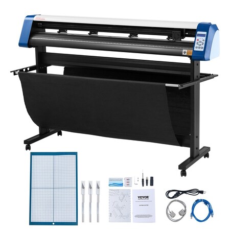 Vevor 53-Inch Semi-Automatic Contour Vinyl Cutter Plotter Manual Positioning B-1350