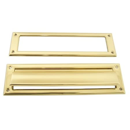 Schlage Mail Slot, 312 in L, 13 in W, Brass, Aged Bronze SC620B3