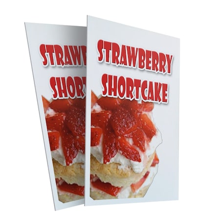 Signmission Strawberry Shortcake, Plastic Signs Only 24 Inch x 36 Inch, Corrugated Plastic, 2PK CSB-2436-2PACK-Strawberry Shortcake