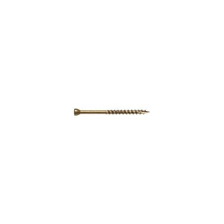 Hillman Trim Screws Power Pro No. 8 S X 2-1/2in L Star Bronze Ceramic 1 lb Bronze Ceramic 48632