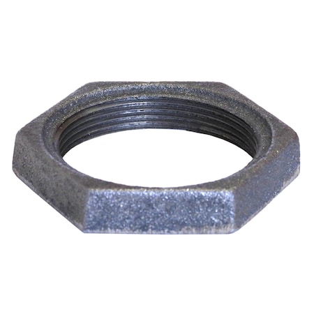 Usa Industrials Pipe Fittings - Black-Coated Malleable Iron - Class 150 - Locknut - 2in NPSL Female ZUSA-PF-20172