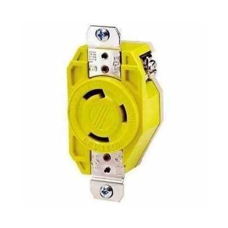 Leviton Corrosion Resistant, Industrial Grade Receptacle 30 Amp, 125 Volt 26CM-10