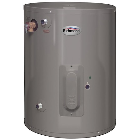 Richmond Essential Series Electric Water Heater, 120 V, 2000 W, 30 gal Tank, 09 Energy Efficiency 6EP30-S