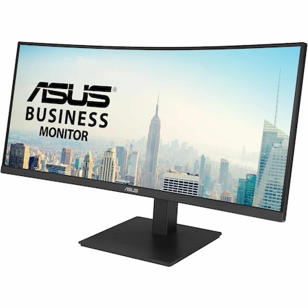 Asus 34" Class UW-QHD Curved Screen LED Monitor 21:9 Black VA34VCPSR