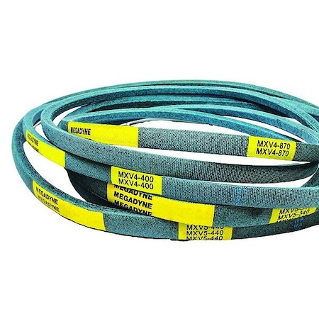 Megadyne MXV3-440 V-Belt, 44 in Outside Length, 3/8 in Top Width, 0.22 in Thickness MXV3-440