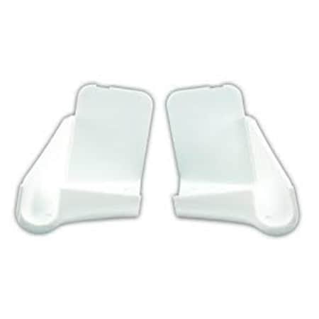 Jr Products Rain Gutter Spouts, Polar White JRP389PW-A