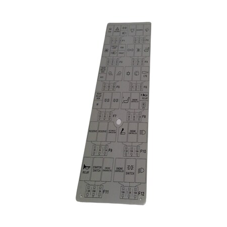 Cnh PLATE DATA, CNH OEM 76079987 76079987