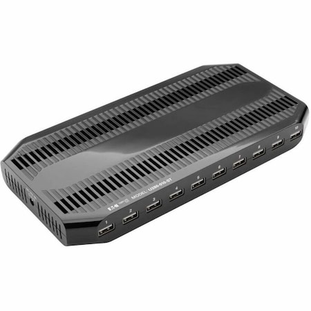 Tripp Lite USB Charger, Adjust, 10 port, 12V, 8A/96W U280-010-ST