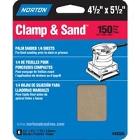 Norton Co Sanding Sheet 4.5X5.5 150 Grit 48300